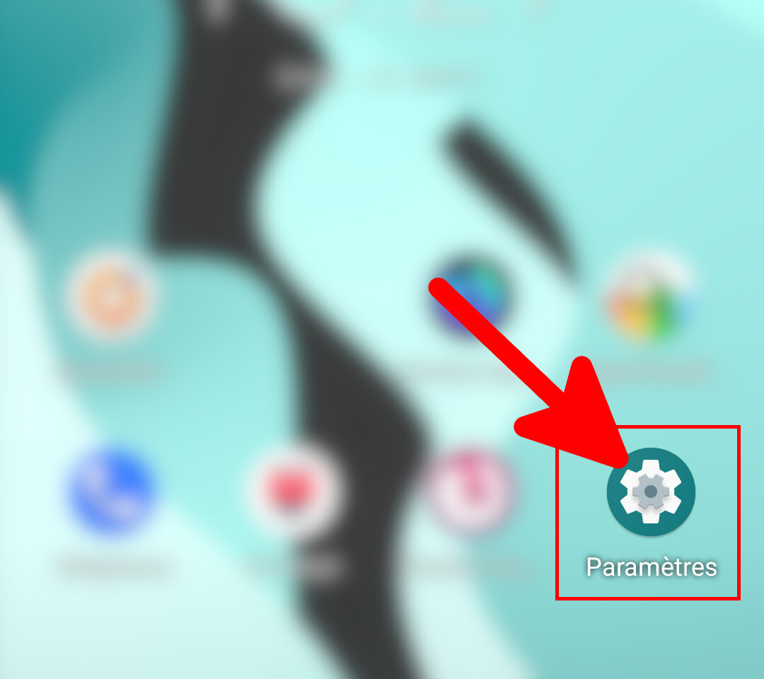 Android icone Paramètres