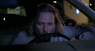 Jeff Bridges dans le film The Big Lebowski, t'es un sale con!