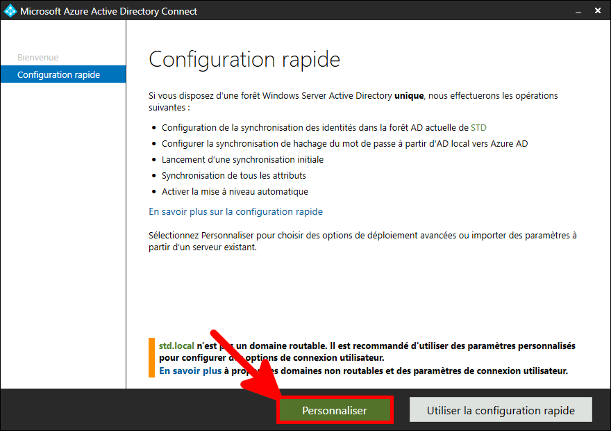 Azure AD Connect | Express Settings