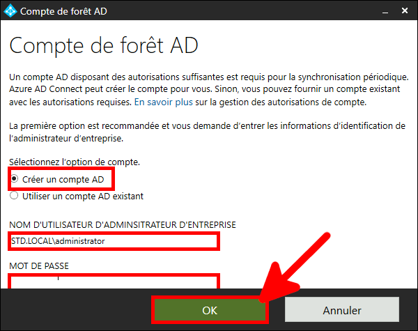 Azure AD Connect | Install required components