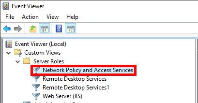 Windows RDS event viewer
